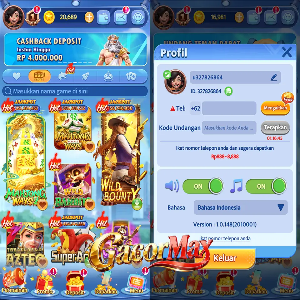 gacormax APK Resmi Unduh