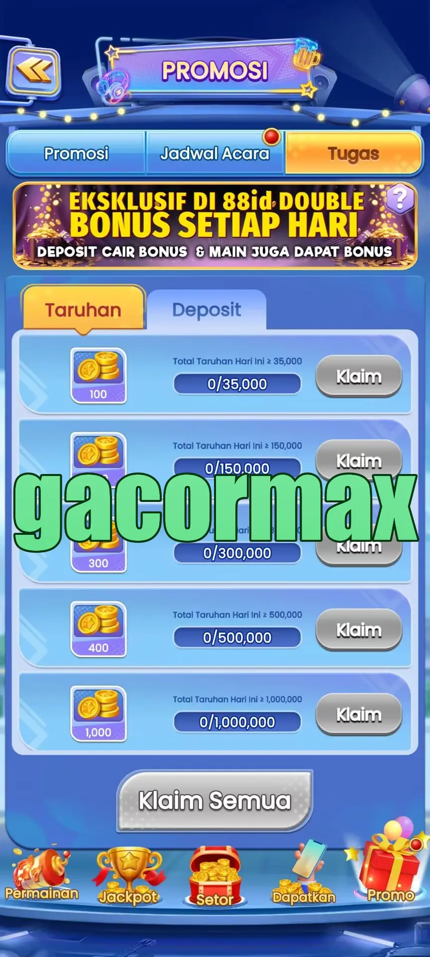 gacormax Tangkapan Layar - APK Resmi